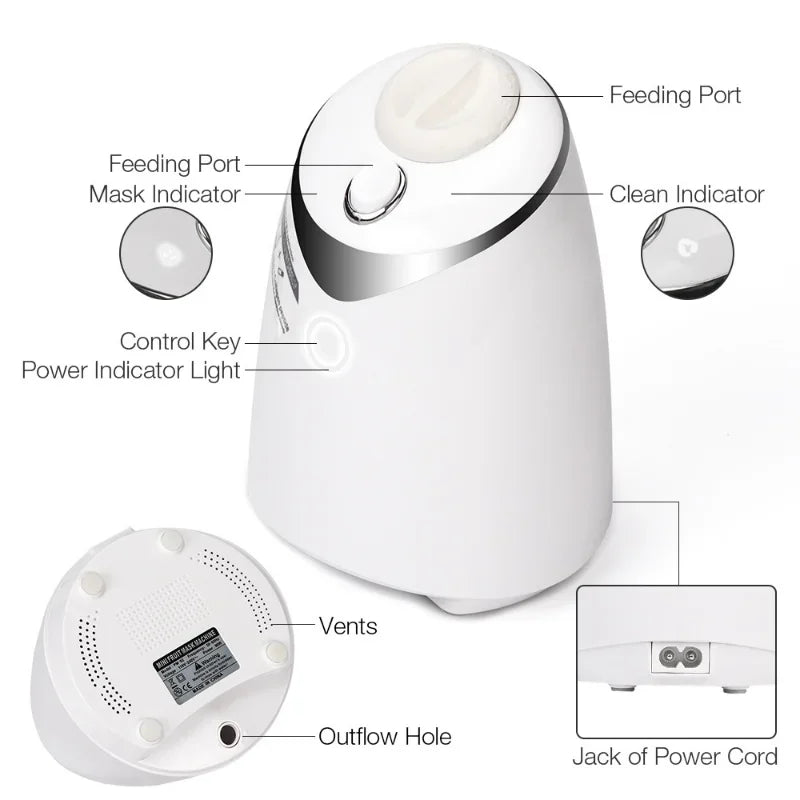 GlowMaker DIY Face Mask Machine – Natural Collagen Beauty Spa at Home