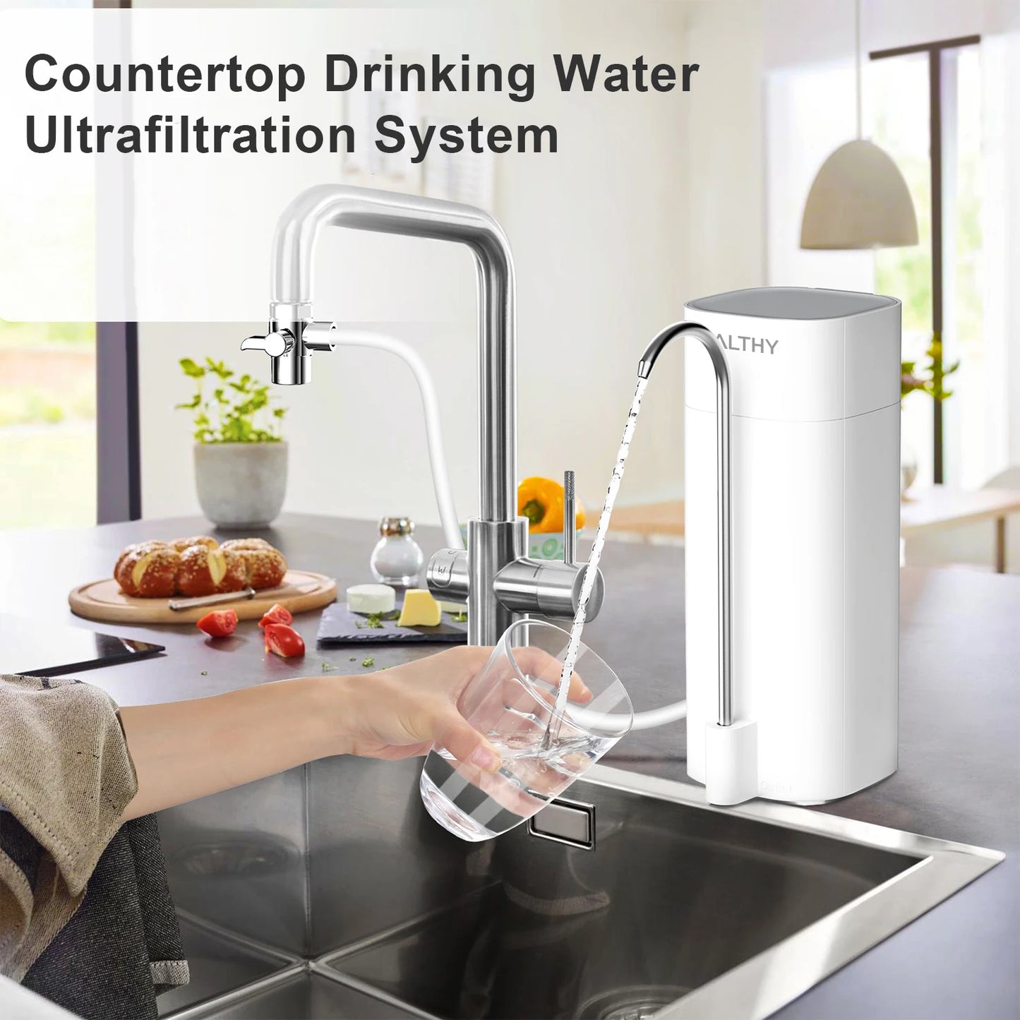 AquaCleanse™ Tap Water Filter – Kitchen Ultrafiltration for Odour-Free Water