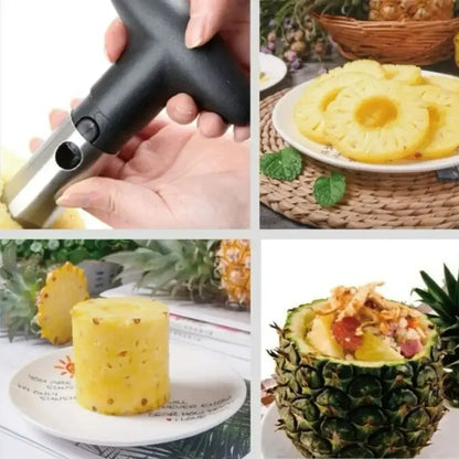 SliceRight Pineapple Peeler – Fast & Clean Stainless Steel Fruit Corer Gadget