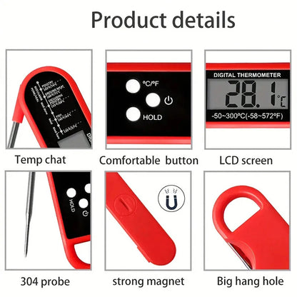 QuickTemp Backlit Kitchen & BBQ Thermometer