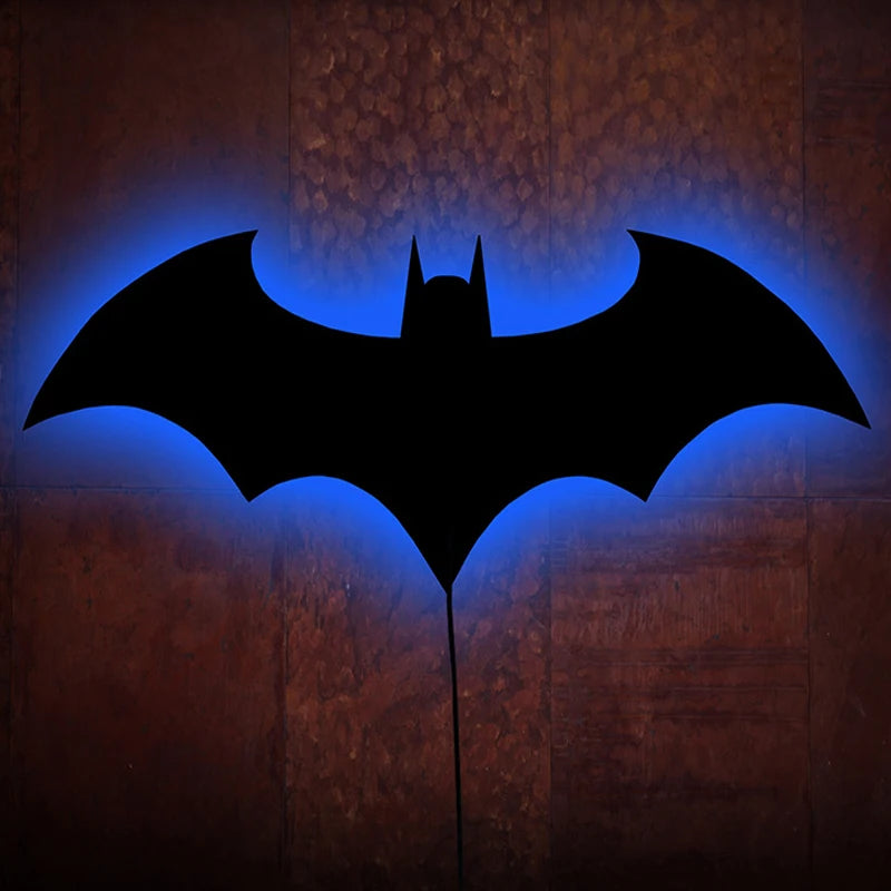 ShadowGlow Bat LED Lamp – Ambient Bedside Lighting with Remote