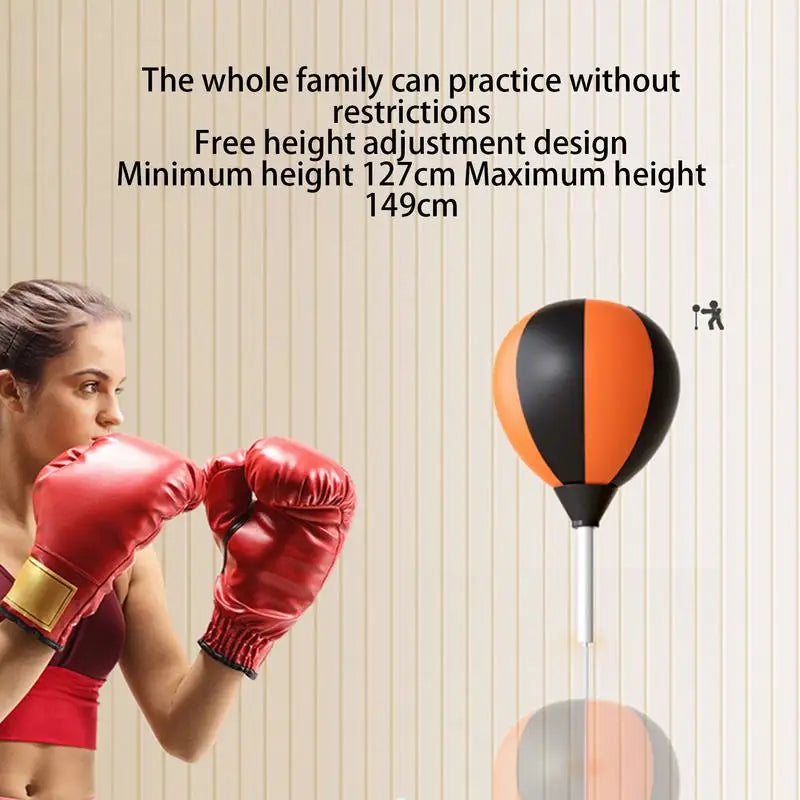 BoxFlex Reflex Punch Bag – Adjustable Boxing Trainer for Stress Relief