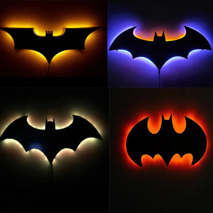 ShadowGlow Bat LED Lamp – Ambient Bedside Lighting with Remote