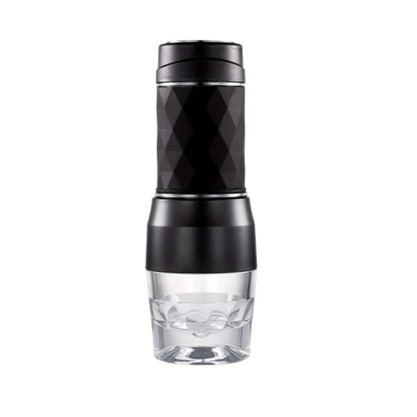 Cafetera expreso manual portátil 3 en 1: para café molido y en cápsulas