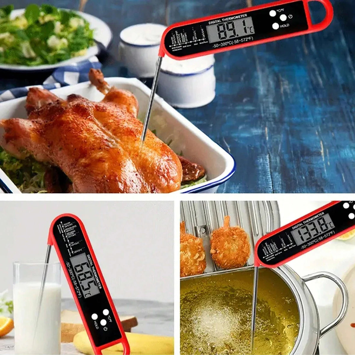 QuickTemp Backlit Kitchen & BBQ Thermometer