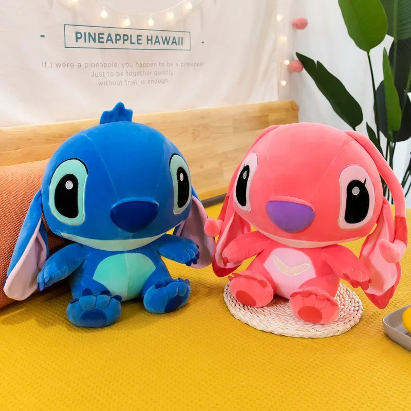 StitchSnuggle™ Giant Plush – Lilo & Stitch Couple Stuffed Toys (20–60cm)