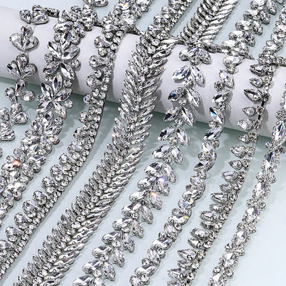 Ducrystal™ Luxe Ribbon Trim – Glamorous Hotfix Decoration for Dresses & Shoes