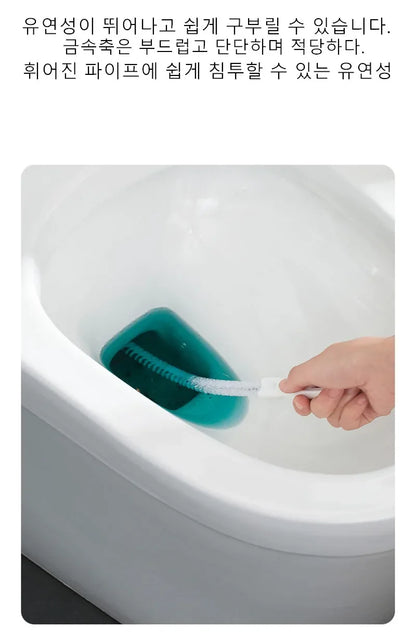 FlexiClean™ Drain Brush – Flexible Pipe & Sink Hair Blockage Remover