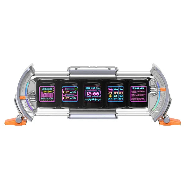 CyberGlow Digital Wall Clock – RGB Light Display with App Control