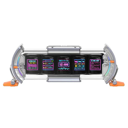 CyberGlow Digital Wall Clock – RGB Light Display with App Control